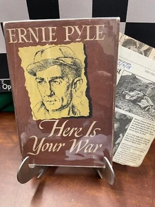 Here is Your War by Ernie Pyle World War 2 correspondent HB DJ VG - Bild 1 von 4
