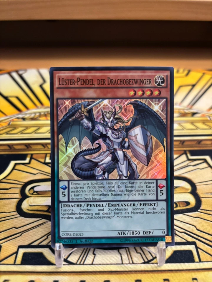 Yugioh Lüster-Pendel, der Drachobezwinger CORE-DE025 Super Rare - Bild 1 von 1