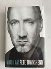 SIGNED Pete Townshend Who I Am-- First Edition, includes COA ,VIP pass
