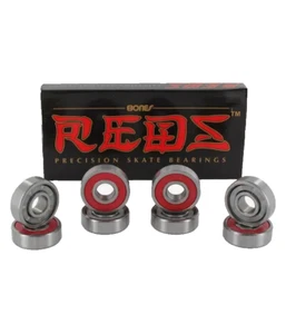 BONES Bearings Reds REDZ Roulement rouge Skateboard Trottinette - NEUF -FRANCE - Afbeelding 1 van 1