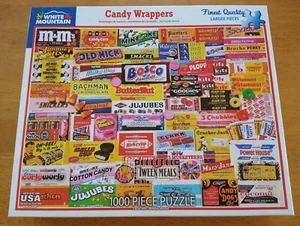 Candy Wrappers 1000 Piece Jigsaw Puzzle! 2020 White Mountain EXCELLENT CONDITION - Picture 1 of 3
