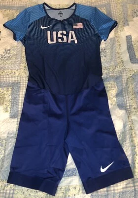 Nike Elite Pro USA Olympics Track Field Singlet Speed suit, Size L (898154-xxx) - Image 1 of 4