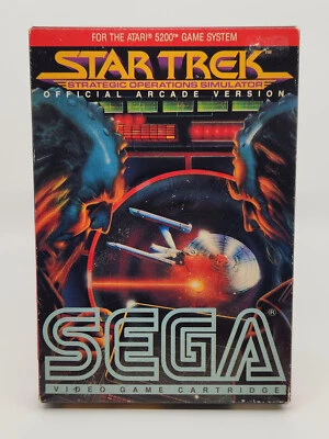 Atari 5200 Boxed Video Game Cartridge - Star Trek SOS - New Sealed - Image 1 of 2
