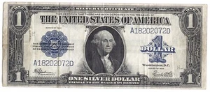 1923 $1.00 Silver Certificate + A18202072D + Backplate #3075 + No Reserve! - Picture 1 of 2