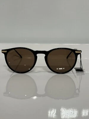 NIB Calvin Klein CK22528TS 001 Black Round Acetate Titanium Sunglasses 51mm - Image 1 of 4
