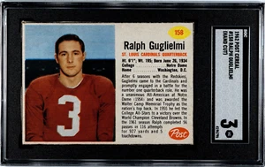 SGC 3 1962 Post Cereal Ralph Guglielmi #158 Hand Cut SP St Louis Cardinals - Picture 1 of 3