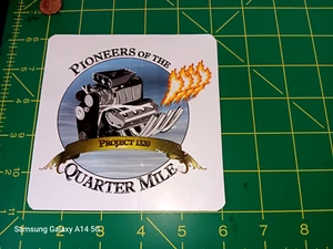 QUARTER MILE Sticker Decal RACING ORIGINAL OLD STOCK - Picture 1 of 1