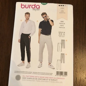 Men's Casual Pants / Trousers Pattern Burda 6350 New Uncut Size 36-46 Skill: AVG - Picture 1 of 6