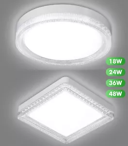 Modern LED Ceiling Light Flush Mount Kitchen Bedroom Down Lighting Fixture Lamp - Picture 1 of 76