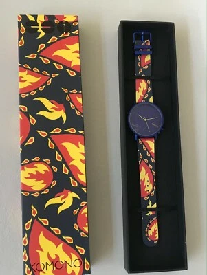 Komono Lewis 10 Year Paisley Unisex Watch Stainless Steel Case w/ Mineral Glass - Image 1 of 3