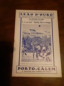 Old football/soccer program FC Porto vs Sporting de Portugal 1937/38 ultra rare - Bild 1 von 8