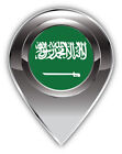 Autoaufkleber Saudi Arabien Flagge Fahnenplatz Mark Reise K901 Sticker 12cm