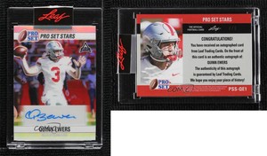 2021 Leaf Pro Set Stars Metal Auto Silver Rainbow /8 Quinn Ewers #PSS-QE1 Auto