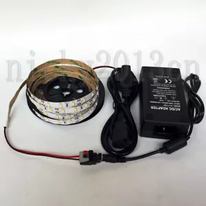 Full Set 5M 7020 LED Flexible LED Strip Tape + 12V Power Supply Super Bright - Picture 1 of 12