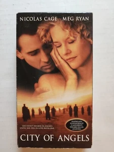 City Of Angels (VHS, 1998) Nicolas Cage Meg Ryan. Rare. Pre-owned - Picture 1 of 6