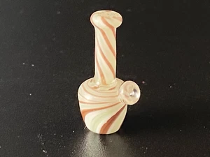 Brand New Custom Building Block Compatible Brown & Tan Swirl GLASS Water Bong!!! - Picture 1 of 2