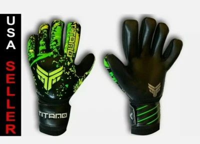 Titano GK Grip Goal keeper Soccer Gloves Negative Cut sizes 4,5,6,7,8,9,10,11