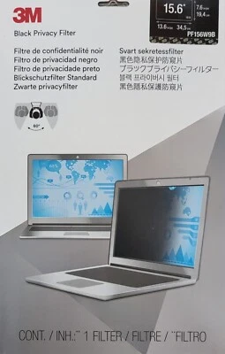 3M Black Privacy Filter 15.6(PF156W9B) Brand new - Image 1 of 2