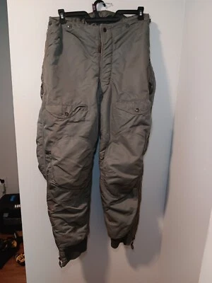 Vintage USAF Air Trousers Air Crew Heavy Wool F-1B sz 32 Military Rare Stained - Image 1 of 4