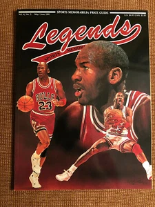 Legends Magazine Michael Jordan Mai/Juni 1991 With Uncut Card Sheet - Bild 1 von 5