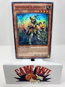 YuGiOh Sylvanischer Blumenritter LVAL-DE018 1st Edition German Super Rare LP - Picture 1 of 2