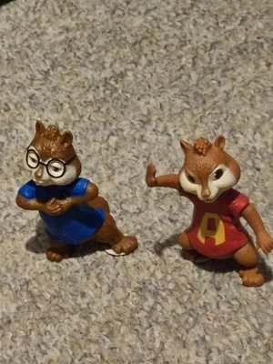 Simon And  ALVIN CHIPMUNK ACTION FIGURES - Image 1 of 2