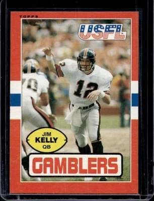 1985 Topps USFL Jim Kelly #45 - Image 1 of 2