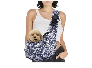 Dog Sling for Dog, Cats under 15lbs Hands-free Crossbody Pet Carrier Safe Soft. - Picture 1 of 7