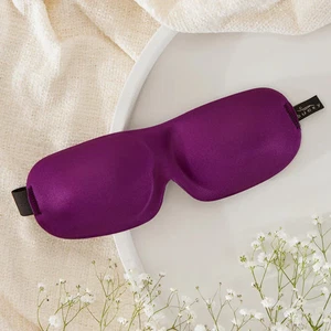 Uniquely Designed 40 Blinks Sleep Eye Mask Polyester Health & Beauty Care - Plum - Picture 1 of 6