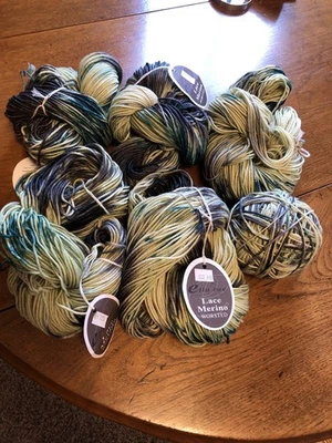 6 madejas Ella Rae encaje merino hilo peinado Foto 1 de 4