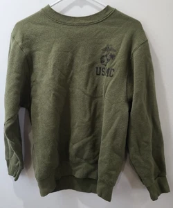 Vtg USMC Pullover Sweatshirt Men's Marine Corps Made In The USA XSmall/Small??? - Picture 1 of 6