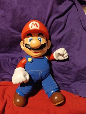 Nintendo It's Me Super Mario 12" Talking Mario Big Figure Doll 2020 Jakks FUNCIONA Foto 1 de 4