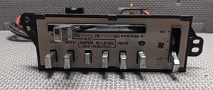 1981-1989 OEM Mopar Heater HVAC A/C Control Chrysler Dodge Plymouth OEM SILVER - Picture 1 of 9