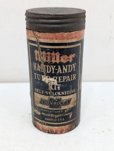 Vintage Miller Chevrolet Emergency Handy Andy Tire Repair Kit Tin Chevy Rare - Picture 1 of 11