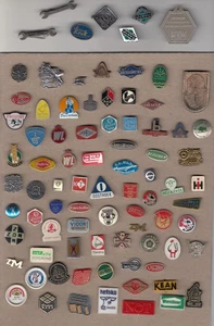 Vintage TRACTOR pin badges International McCormick Hanomag Deutz Hazet Job Lot - Picture 1 of 1