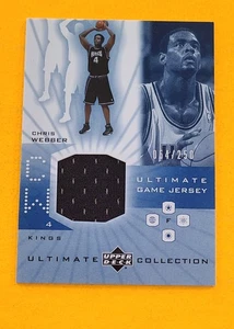2001-02 Upper Deck Ultimate Collection #CW Chris Webber Game Jersey /250 - Picture 1 of 2
