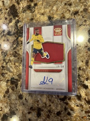 2019/20 Panini Chronicles Silhouette Alexandre Lacazette Jersey Auto Arsenal /50 - Image 1 of 2