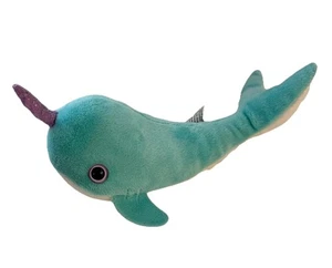 My Life As 7” Plush Aqua Narwhal Pet stuffed animal toy - Picture 1 of 7