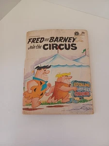 FRED and & BARNEY JOIN THE CIRCUS - the VINTAGE 1972 FLINSTONES BOOK - RARE - Bild 1 von 7