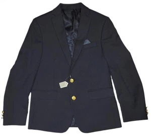 RALPH LAUREN Black Label Jungen 12 H Navy KLASSISCHER 2 KNOPF BLAZER Goldknöpfe - Bild 1 von 6