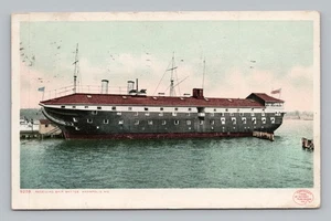 Postkarte UDB Empfangsschiff Santee Annapolis Maryland um 1908 - Bild 1 von 2