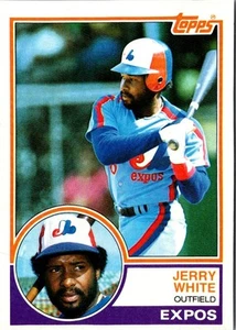 1983 Topps Jerry White #214 Montreal Expos Baseball Card - Picture 1 of 2
