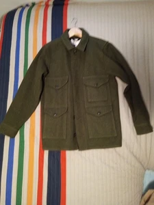 FILSON WOOL CRUISER FOREST GREEN HEATHER Size Men's Small - Picture 1 of 6
