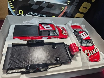 Dale Earnhardt Jr #8 Budweiser 02 Action Brookfield Stock Car doble cabina y remolque Foto 1 de 4