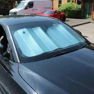 GOODYEAR Folding Sun Reflector 130x60cm – Windshield UV & Dust Protection - Picture 1 of 5