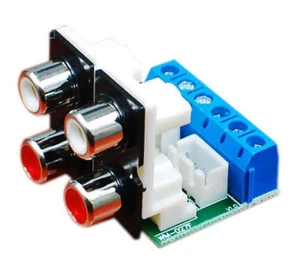 RCA Socket Audio Input Adapter Board - Imagen 1 de 1