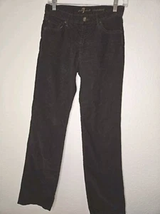 7 Seven For All Mankind Roxanne Corduroy Pants Jeans Girls Size 14 Brown - Picture 1 of 9