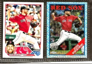 (2) 2023 Topps Series 1 Josh Winckowski1 RC 1 Base #76+ 1 Silver Pack  T88C-56 - Picture 1 of 1