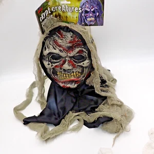 Adult Crypt Creatures Zombie Costume Mask Fun World Halloween Mask - Picture 1 of 7
