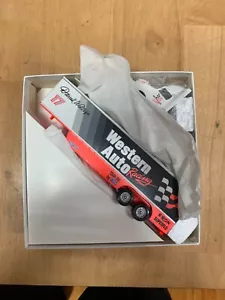 Darrell Waltrip WINROSS Racing Scene Western Auto Transport Truck NIB - Picture 1 of 4